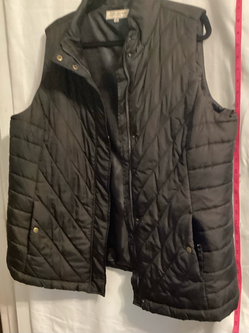 Jones New York brown quilted vest in size 2XL #quilted #outerwear